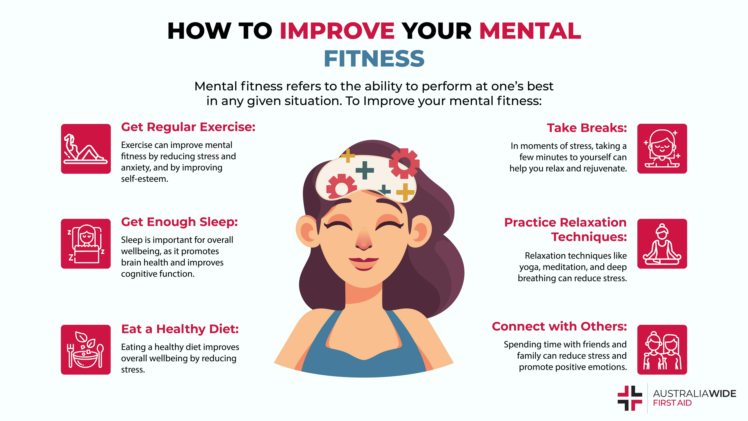 What is the importance of mental health in a healthy lifestyle?