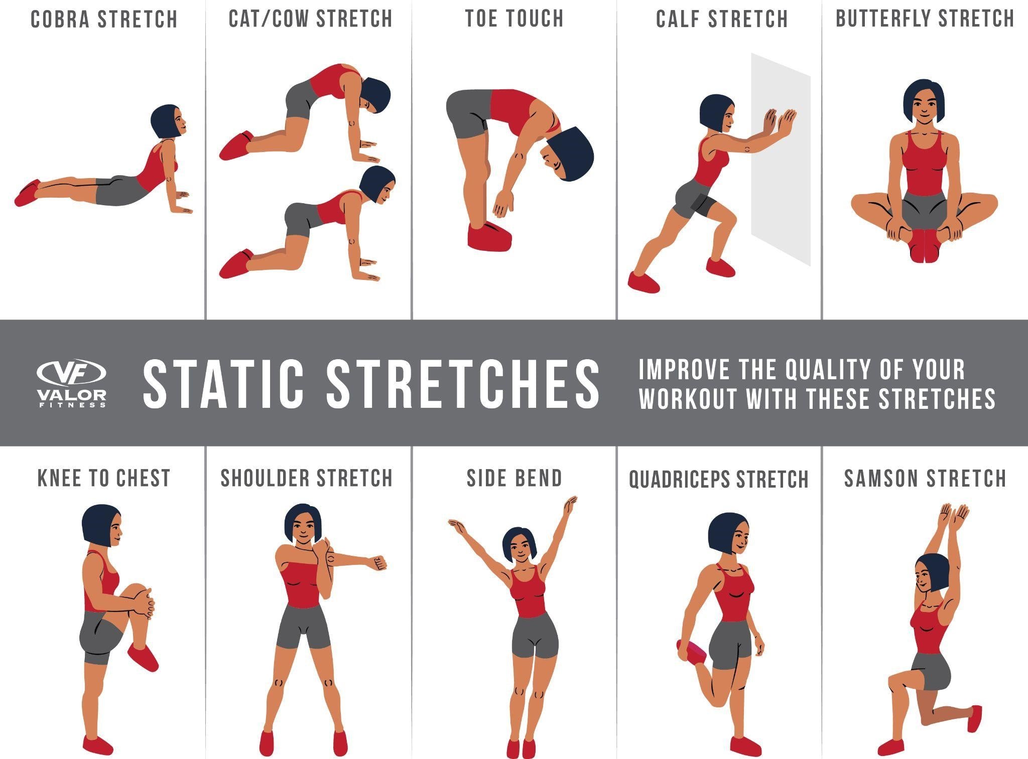 Stretching routines for flexibility and injury prevention