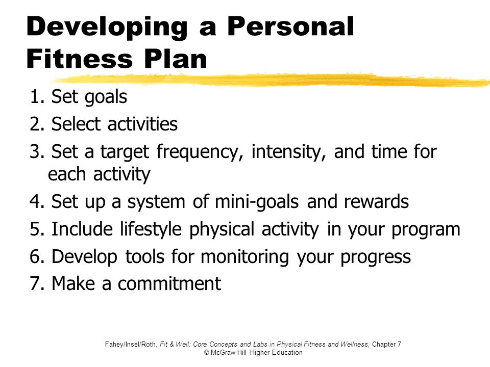 How to develop a personalized fitness plan?