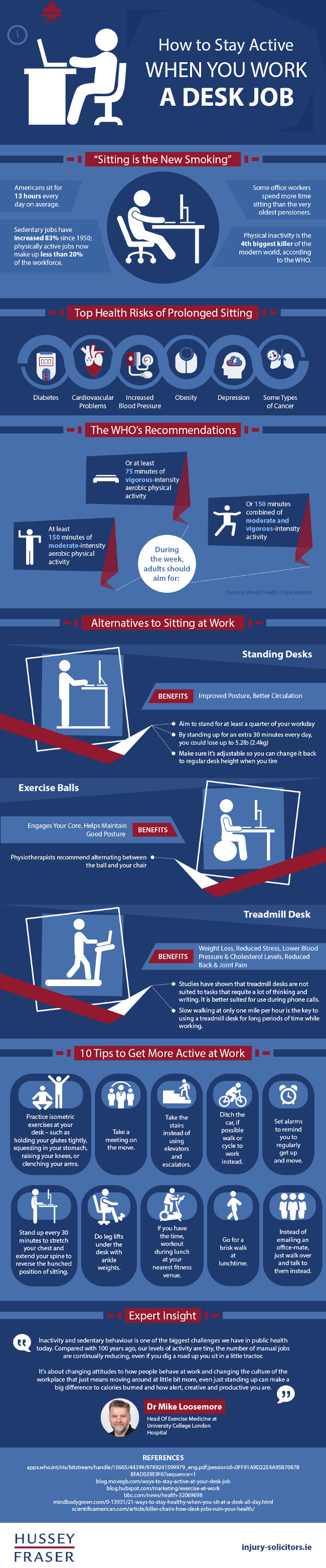 Strategies for staying active during a desk job